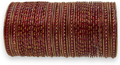 PAHAL ENTERPRISESS Metal Bangle Set(Pack of 10)