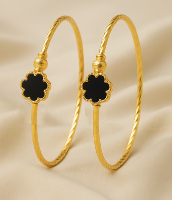 KRIMO Metal Diamond Gold-plated Bangle