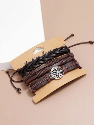 YELLOW CHIMES Alloy Bracelet Set(Pack of 3)