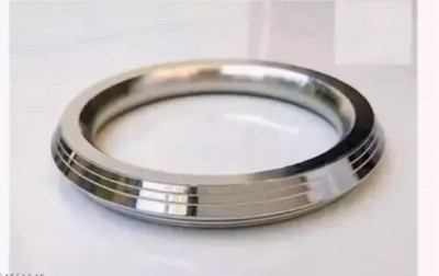 HARSHIT ENT Stainless Steel Silver Kada