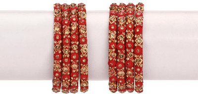 AFAST Glass Beads Bangle(Pack of 8)