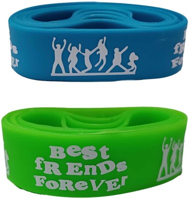 NICELIFE COLLECTIONS Rubber Bracelet(Pack of 2)