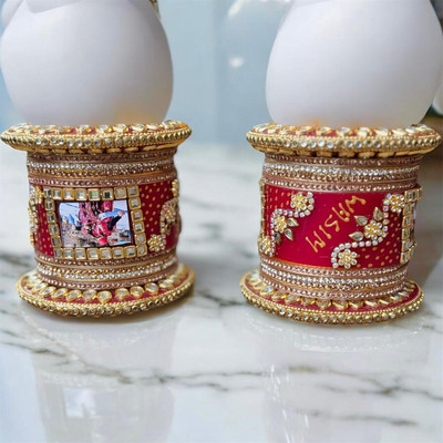 TK Creation Plastic Zircon Chudas(Pack of 2)