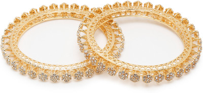YouBella Alloy Gold-plated Bangle(Pack of 2)