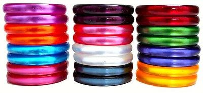 Rudra Enterprises Plastic Bangle(Pack of 10)