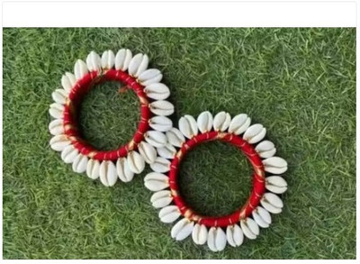 Samridhi DC Shell Bangle Set(Pack of 2)