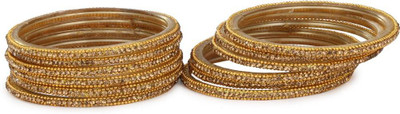 AFAST Glass Beads, Crystal Bangle Set(Pack of 10)