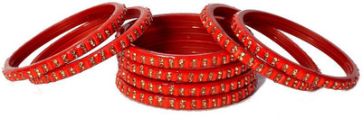OJHA Glass Bangle Set(Pack of 8)