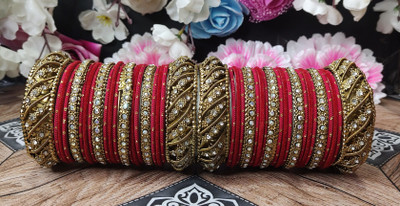 oms Metal Bangle Set(Pack of 10)