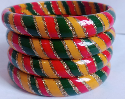 Lahti wala lac Lac Bangle Set(Pack of 4)