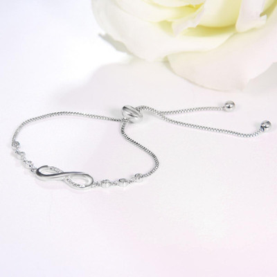 MYKI Stainless Steel Silver Coated Bracelet