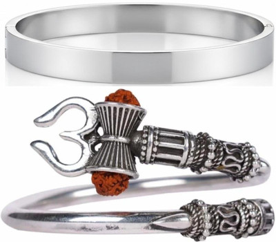 IKONKARR Brass, Stainless Steel Bracelet(Pack of 2)