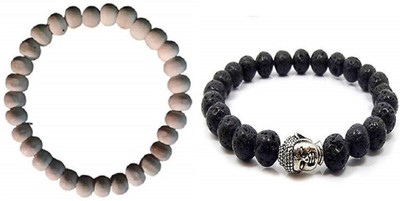 Malas Collection Metal, Wood Bracelet Set(Pack of 2)