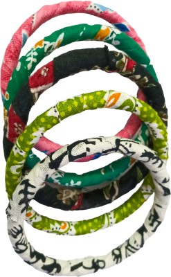 Soundarya boutique Fabric Bangle Set(Pack of 5)