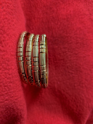 DR Creations Copper Gold-plated Bracelet Set(Pack of 4)
