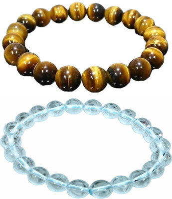 HouseOfCommon Metal, Crystal Bracelet(Pack of 2)