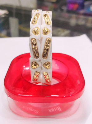 LOGIN THE WORLD AND CSC Plastic Gold-plated Shakha Pola(Pack of 2)