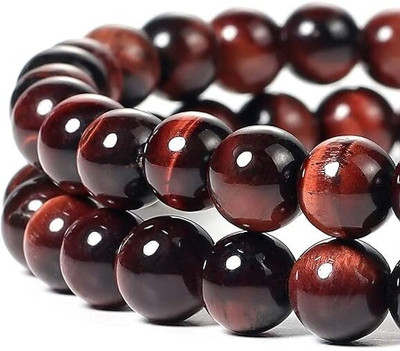 VIBESLE Crystal, Tiger's Eye Beads Charm Bracelet