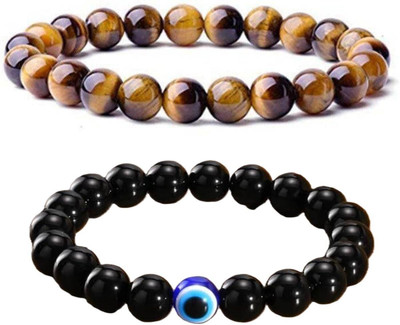 IKONKARR Stone, Crystal, Evil Eye Bracelet(Pack of 2)