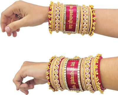 SHIVANSH BANGLES Plastic Gold-plated Chudas(Pack of 2)