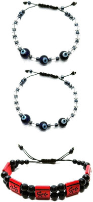 KINGSTYLEIMPEX Plastic Charm Bracelet(Pack of 3)