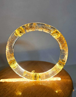 Chandresh unique creations Crystal, Glass Ring Bangle(Pack of 2)