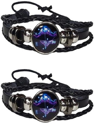 Darvi Leather Bracelet(Pack of 2)