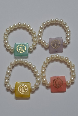 GURU JI CREATION Metal, Stone, Plastic Bracelet Set(Pack of 4)