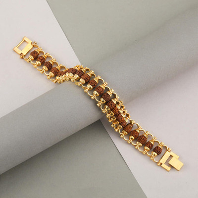 Aarav Retails Brass Beads Gold-plated Bracelet