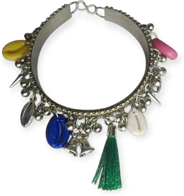 CE COLLECTION Alloy Beads Silver Bracelet Set