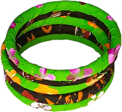 Soundarya boutique Fabric Bangle Set(Pack of 4)