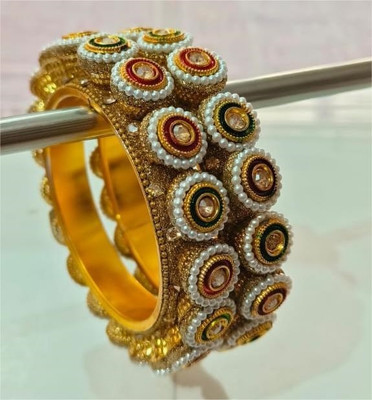 Navodha Creations Metal Bangle Set(Pack of 2)