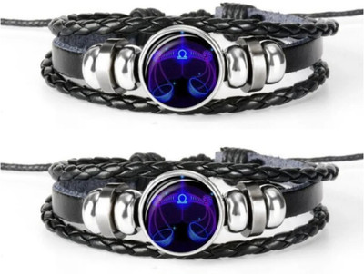 Zodiac Leather Bracelet(Pack of 2)