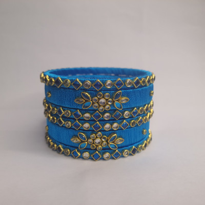 skLazo Plastic Bangle Set(Pack of 6)