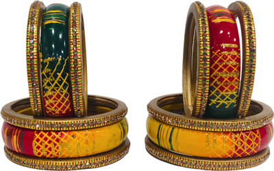 Lahthi Wala Lac Bracelet Set(Pack of 10)