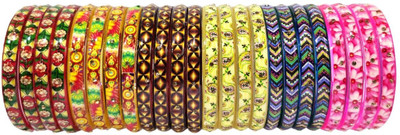 TANUSH Glass Cubic Zirconia Kada(Pack of 24)