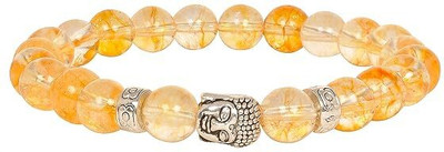 VIBESLE Stone, Citrine Beads, Crystal Bracelet