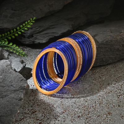 Somil Glass, Plastic Bangle Set(Pack of 2)