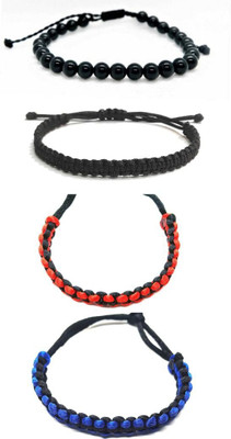 KINGSTYLEIMPEX Metal Charm Bracelet(Pack of 4)
