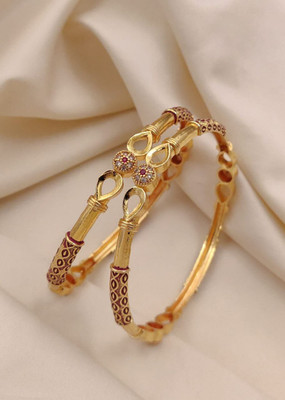 AGASTYA CREATIONS Alloy Bangle Set(Pack of 2)