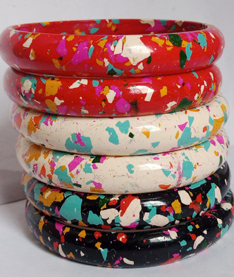 Lahti wala lac Lac Bangle Set(Pack of 6)
