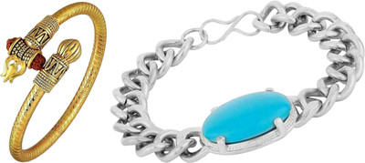 Teeragaj Brass, Alloy Gold-plated Bracelet(Pack of 4)