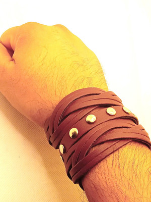 Aadishree Leather Bracelet