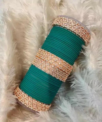ZADLAXAR Metal Zircon Bangle Set