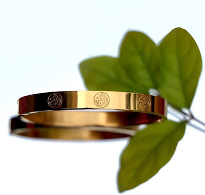 MAME CREATION Stainless Steel Gold-plated Kada