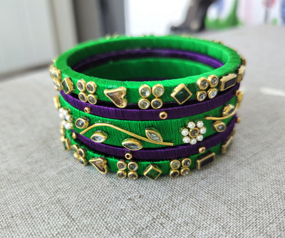 sreearts Dori Bangle Set(Pack of 5)