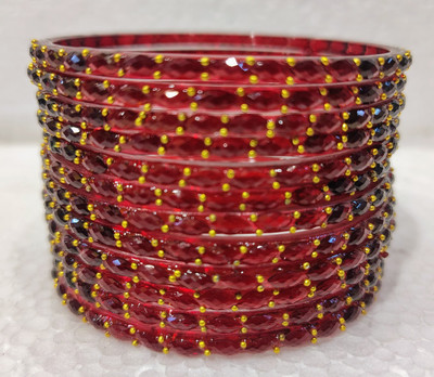 ABC Glass Bangle Set(Pack of 12)
