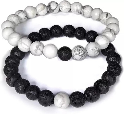 DIVINE SOUVENIRS Stone Sterling Silver Bracelet(Pack of 2)