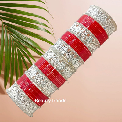 BeautyTrends Plastic Cubic Zirconia Bangle Set