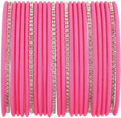 RADHA MOHAN EMPIRE Metal Zircon Bangle Set(Pack of 26)